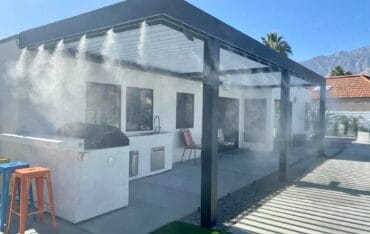 lắp hệ thống phun sương làm mát