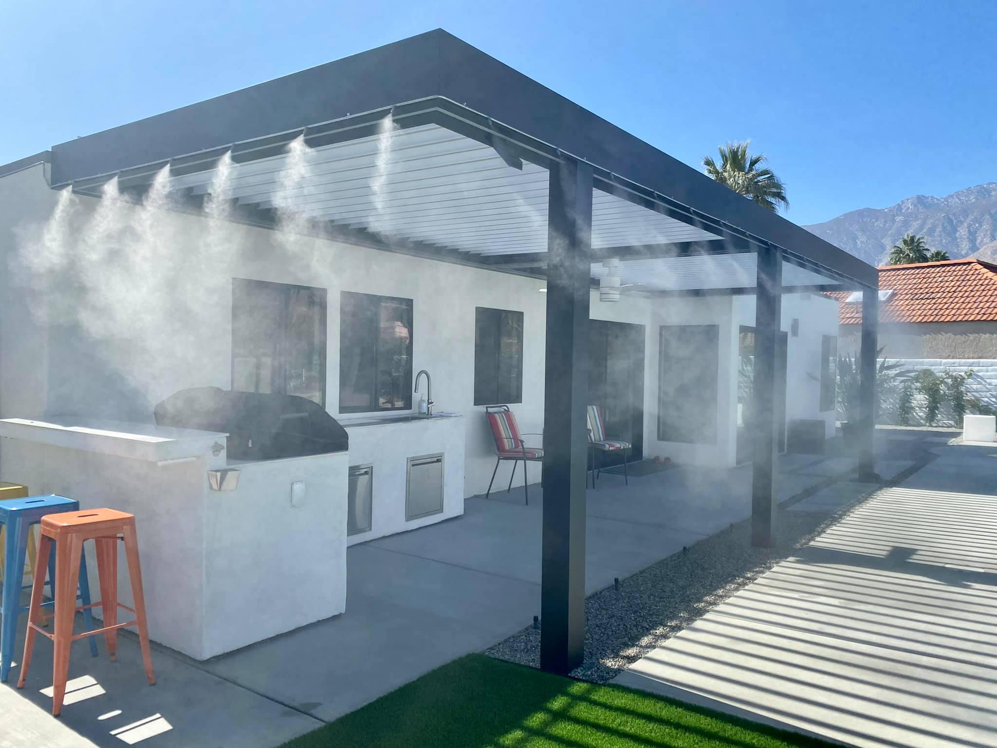 lắp hệ thống phun sương làm mát