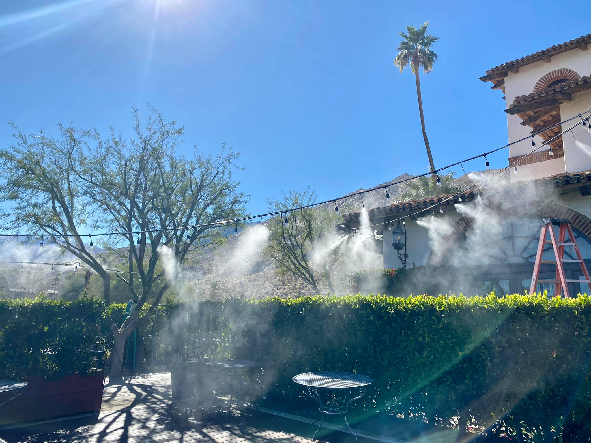 Lắp đặt máy phun sương ở quận 5