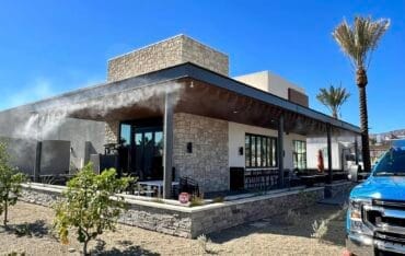 Máy phun sương cho quán cafe