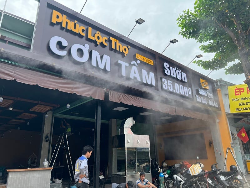 Hệ thống phun sương cao áp ống đồng